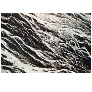 Julie Kenny - 'Striations' Mounted Print A3 in 40 x 50 cm Window (jken013)