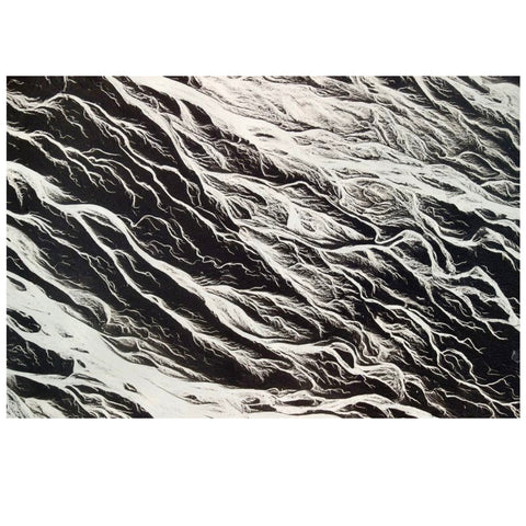 Julie Kenny - 'Striations' Mounted Print A3 in 40 x 50 cm Window (jken013)