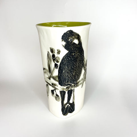 Forrest Road Studios - Porcelain Hand Painted XL Vase (tjac018)
