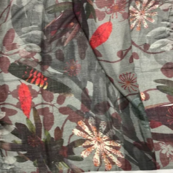Chrisea Designs - Trails and Red Tails, Wool/Silk Wrap (cde004)