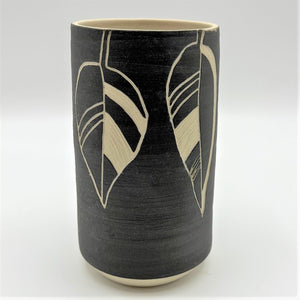 Dreaming Dog Studio - Leaf Cylindrical Vase - (npa064)