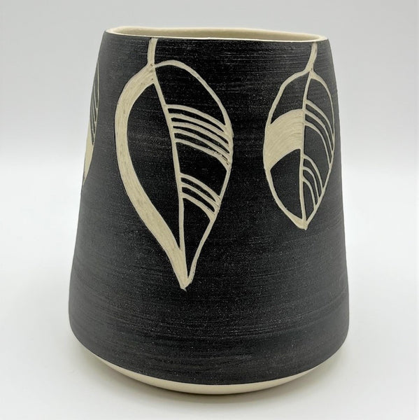 Dreaming Dog Studio - Leaf Cylindrical Vase - (npa064)