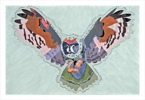 Benn Francis - Owl Print with A3 Matte Board (bfr020)