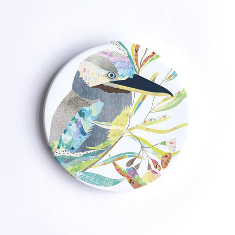 Braw Paper Co. - Blue Winged Kookaburra Ceramic Coaster (tri011)