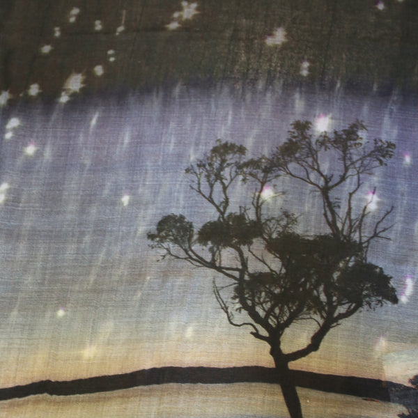 Chrisea Designs - 'Starry Night' Wool/Silk Wrap (cde014)