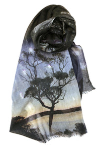 Chrisea Designs - 'Starry Night' Wool/Silk Wrap (cde014)