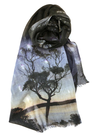 Chrisea Designs - 'Starry Night' Wool/Silk Wrap (cde014)