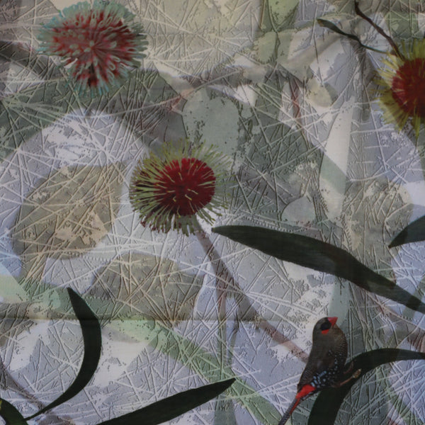 Chrisea Designs - 'Hakea Haven' Wool/Silk Wrap (cde015)