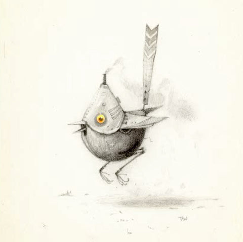 Shaun Tan - 'Bee Eater' Square Card (m/nuo27)