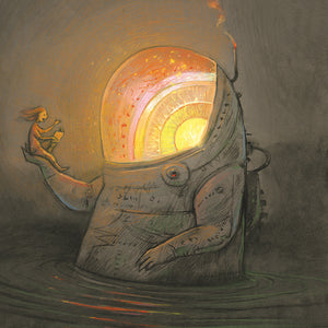 Shaun Tan - 'Reading Time' Square Card (m/nuo29)