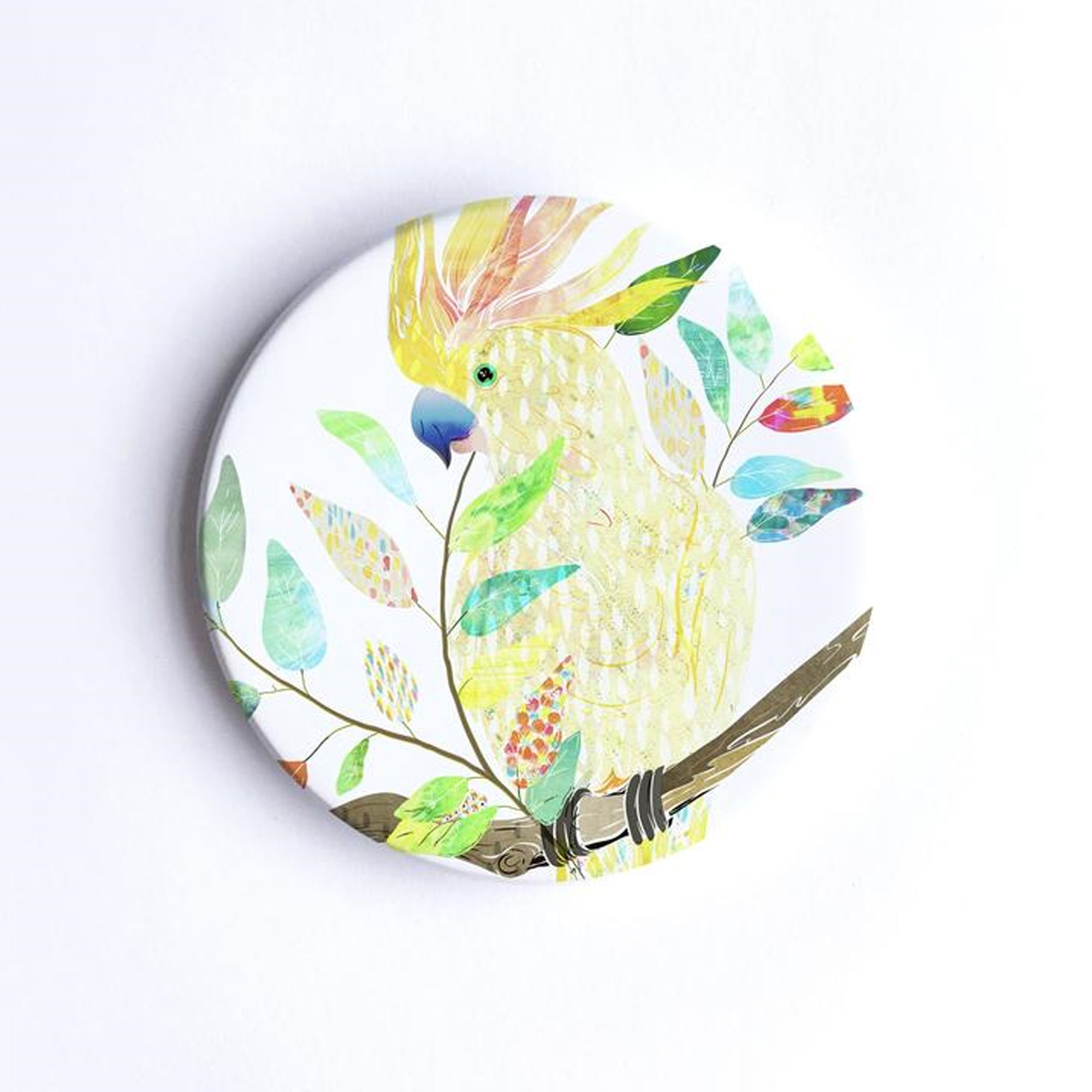 Braw Paper Co. - Sulphur Crested Cockatoo Ceramic Coaster (tri010)