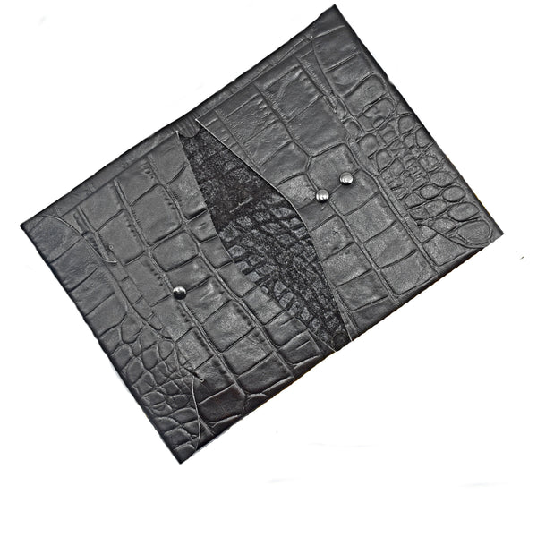 Convict Bags -  Chocolate Croc Look 'Aaron' Unisex Passport Wallet (cbag81)